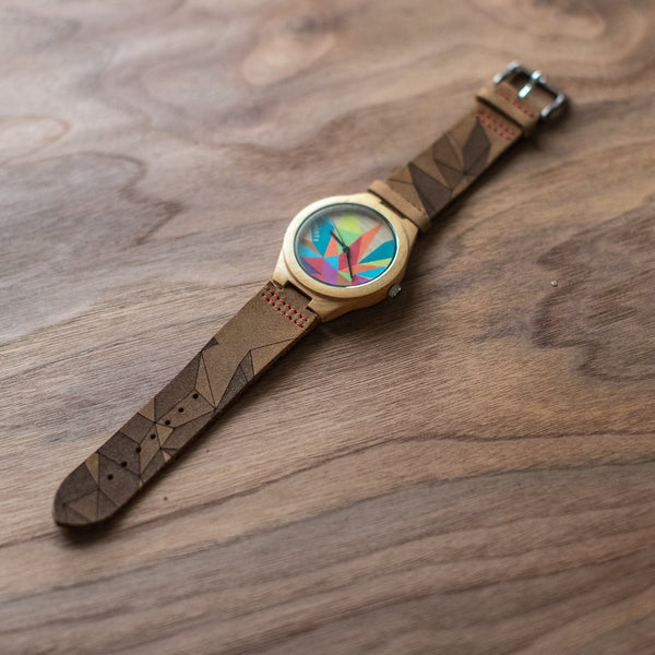 Wood + Leather Designer Watches: Sparks