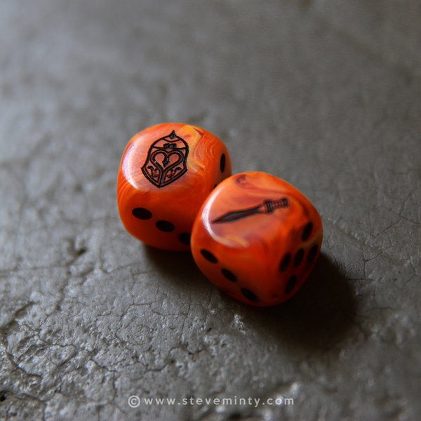 Olympia Blood Orange Dice