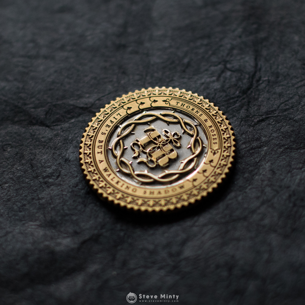 Thorns Engraved Coin